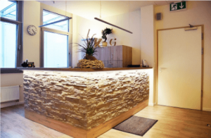 Rezeption der Praxis Beth - Physiotherapie in München